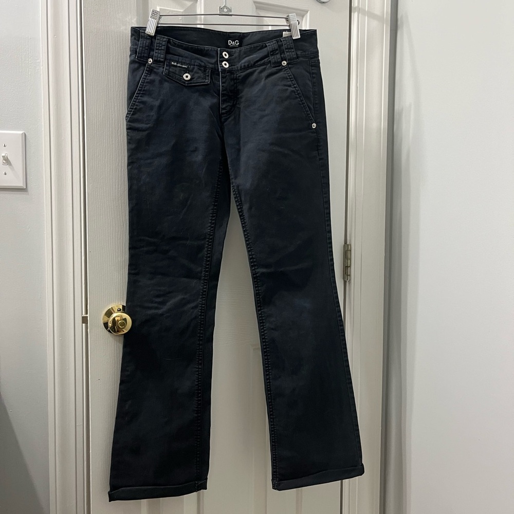 Dolce& Gabbana Charcoal Denim Pants